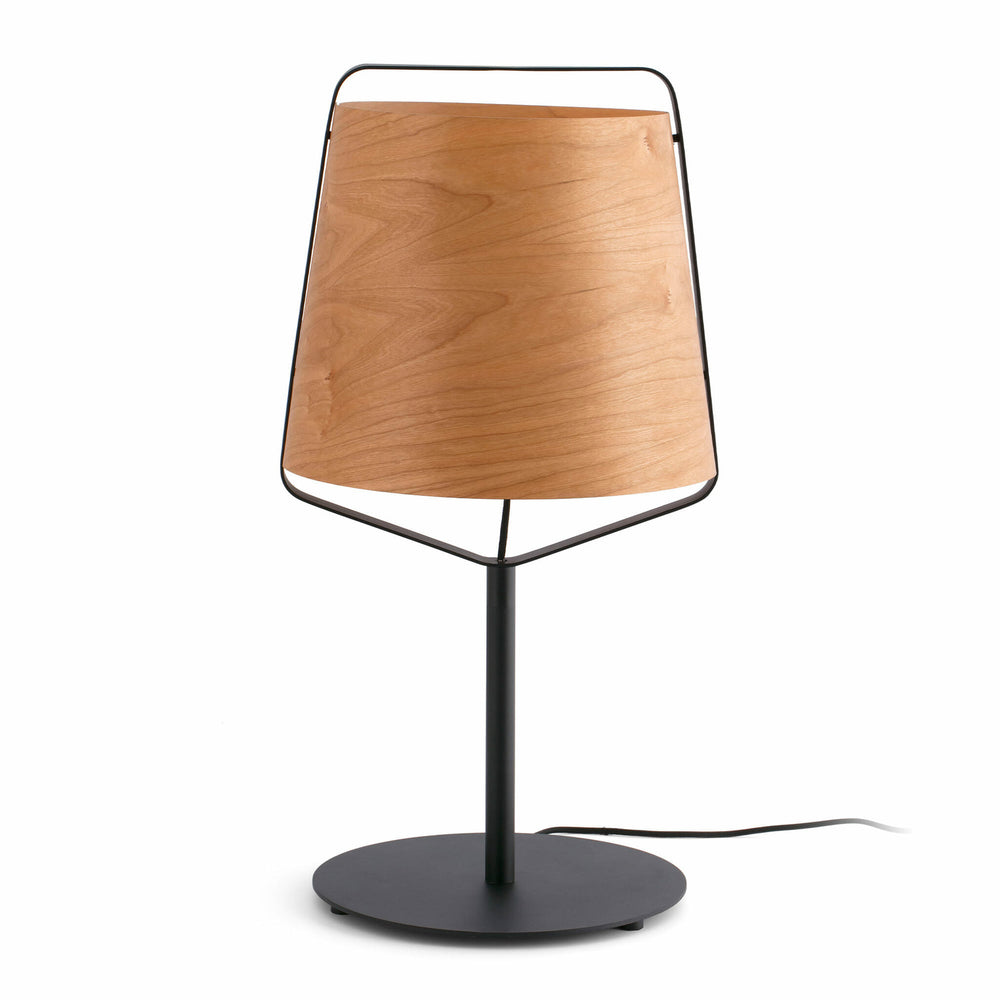 Faro STOOD Black and wood table lamp 29846