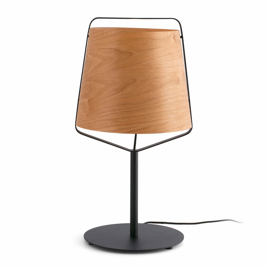 Faro STOOD Black and wood table lamp 29846