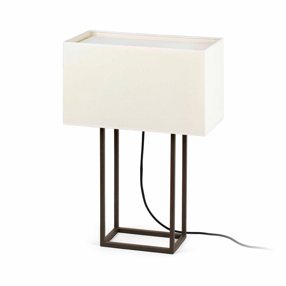 Faro VESPER Brown and beige table lamp 29985
