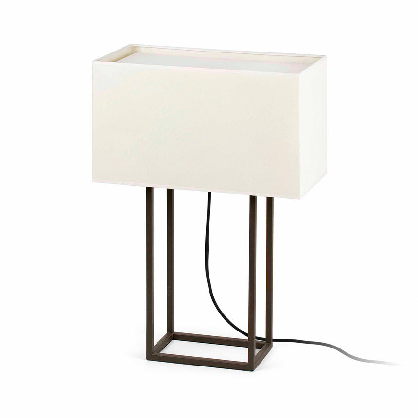 Faro VESPER Brown and beige table lamp 29985