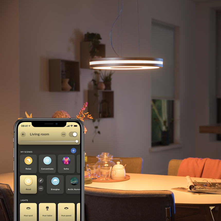 Philips Hue Lámpara colgante Being plata White Ambiance 25W 4098448P6 2900lm - imagen 3