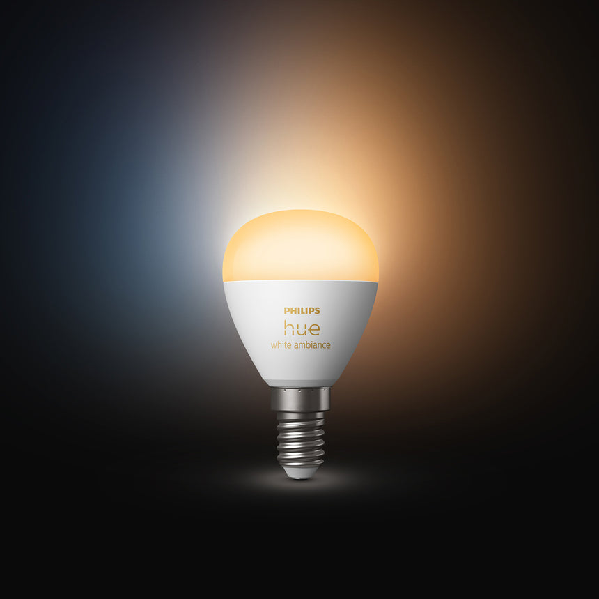 Philips Hue Bombilla esférica White Ambiance E14 5W 470lm 8719514491106 - vista alternativa