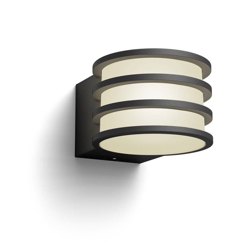 Philips Hue White Aplique de pared Lucca grafito White 9W IP44 1740193P0 806lm - vista alternativa