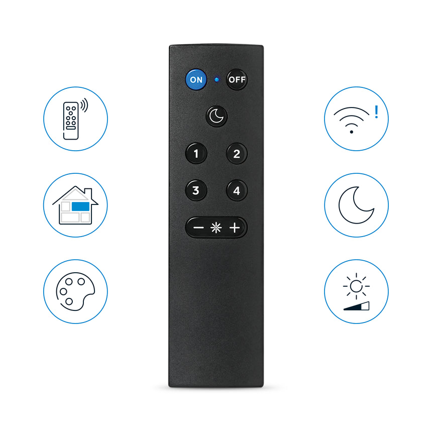 WiZ Mando Connected Negro 0W 78922001 - imagen 3 | Philips