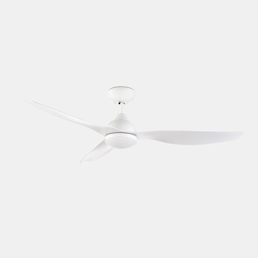 Ventilador de techo con luz LedsC4 Nepal LED blanco brillante motor DC 3000K Ø132cm 30-7644-CF-F9