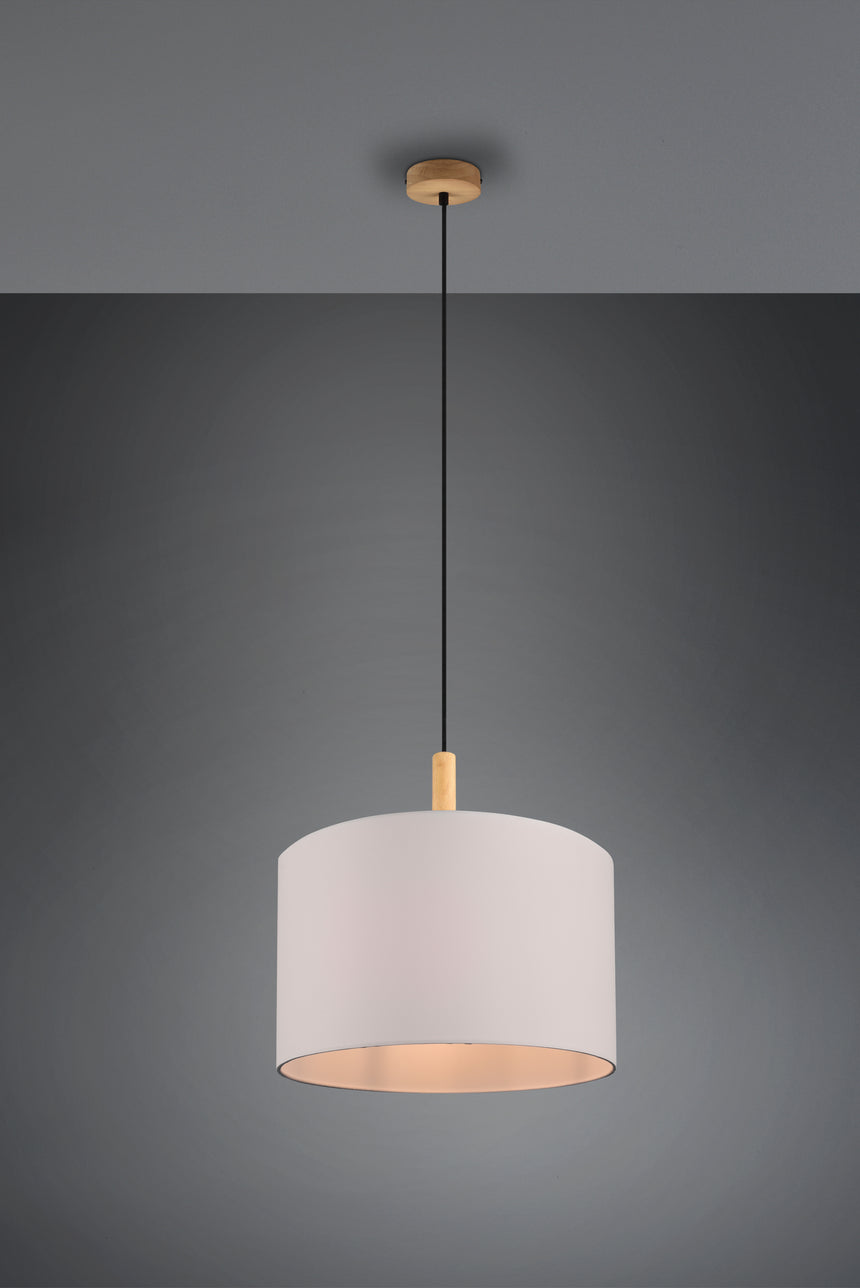 Lámpara de techo colgante Trio Korba LED natural finish 3000K 150cm 301200101