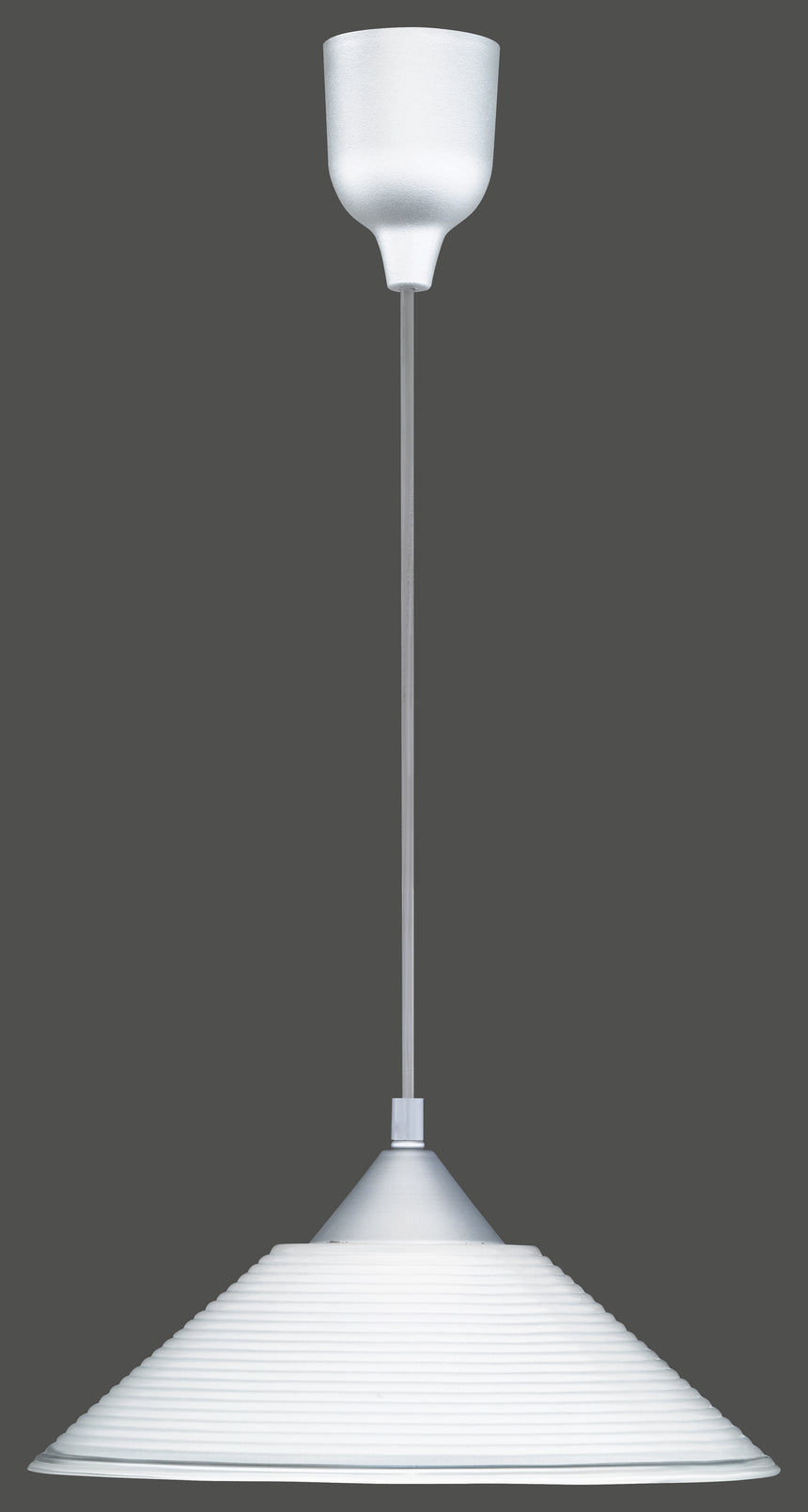 Lámpara de techo colgante Trio Diego LED aluminium colour 2700K 125cm 301400101