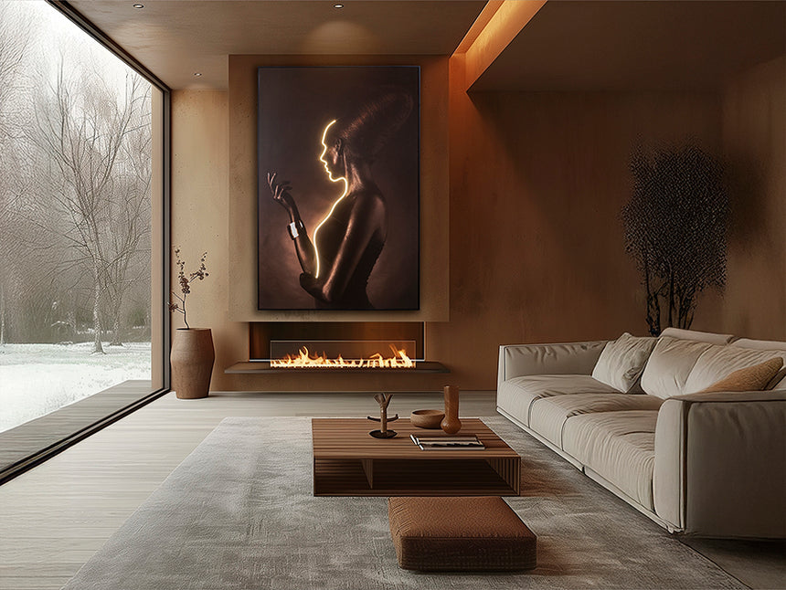 Schuller Silueta Cuadro con luz LED 120x180 301473