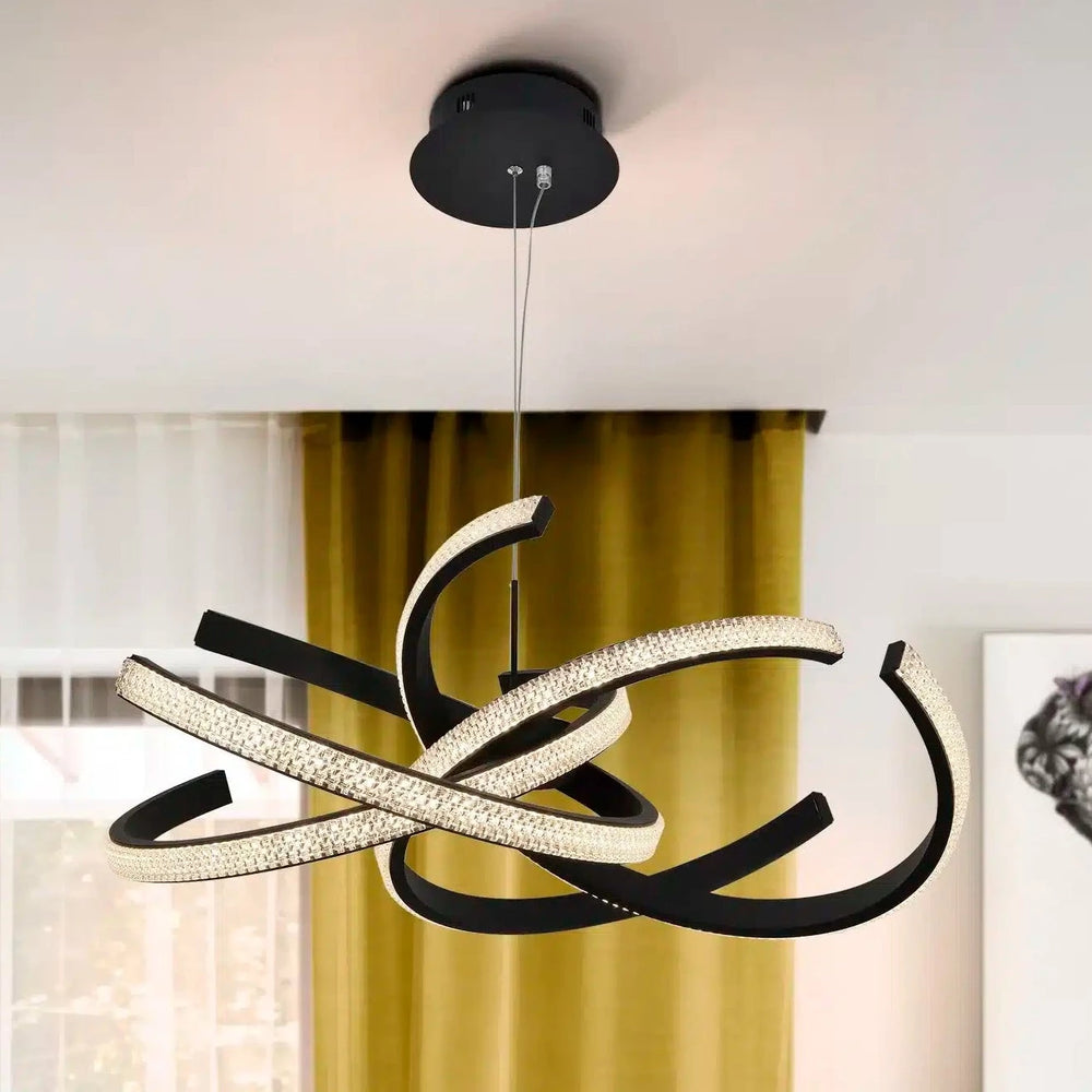 Schuller Ring II LED Pendant Light 70Ø Black 302975
