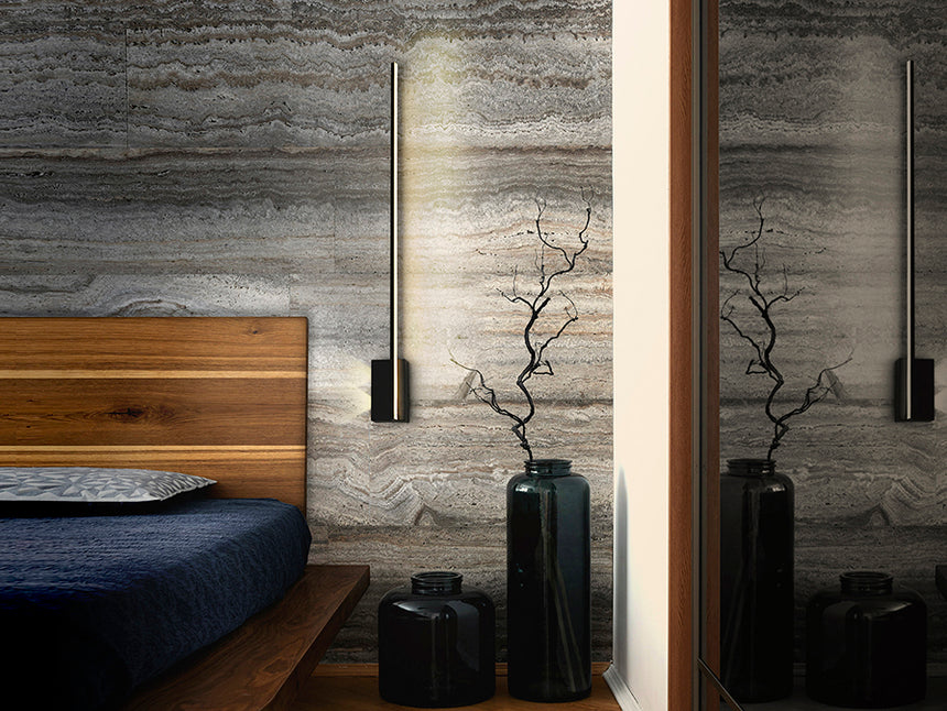 Schuller Stick Lámpara pared aplique 3 luces negro 304252