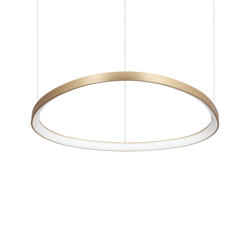 Lámpara colgante Ideal Lux Gemini latón LED 55W regulable Ø81cm 304731