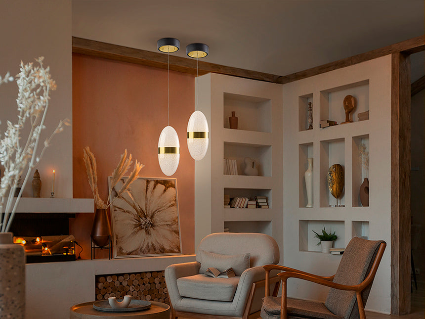 Schuller Garden Pendant Ceiling Lamp 1 Light Black Bronze 305617