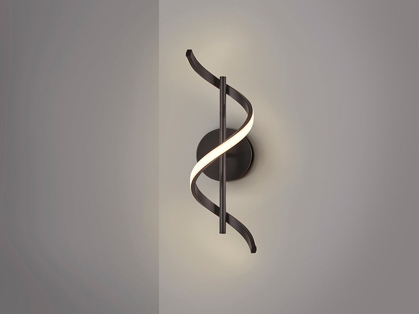 Schuller Boa Aplique de pared negro 307897