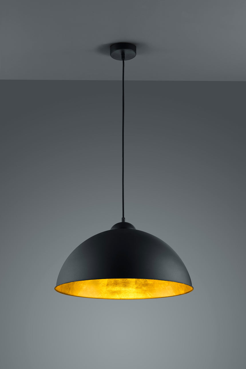 Lámpara de techo colgante Trio Romino II negro mate 150cm 308000132