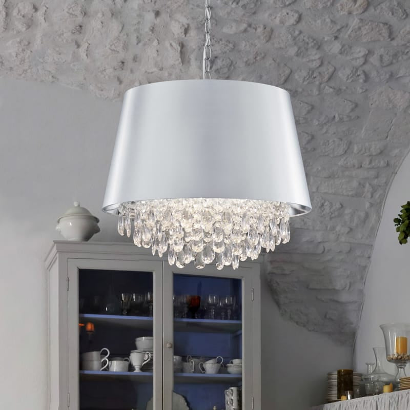 Trio Loreley Lámpara colgante de metal cromo 309300302