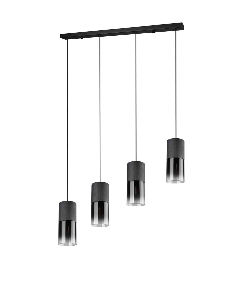 Trio Robin Black Mat Metal Pendant Lamp 310600432