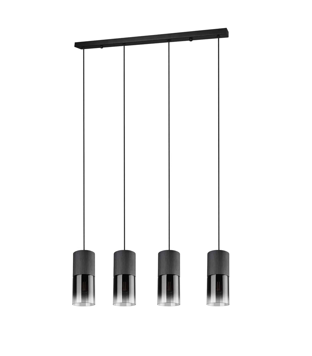 Trio Robin Black Mat Metal Pendant Lamp 310600432