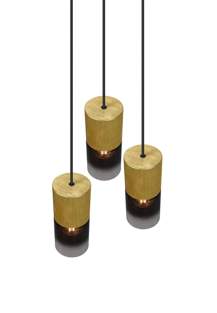 Trio Robin Lámpara colgante de metal bronce mate 310630354