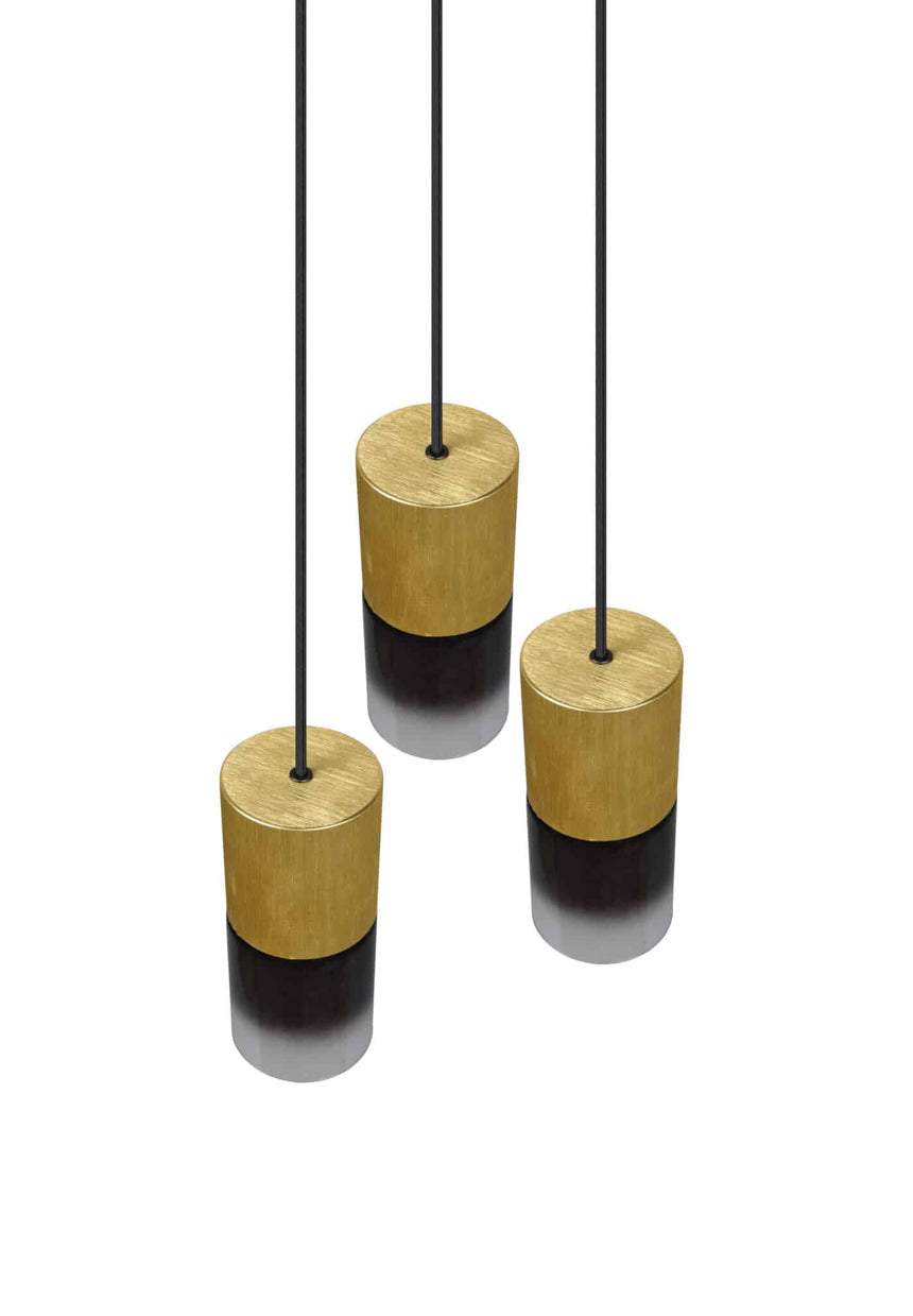 Trio Robin Lámpara colgante de metal bronce mate 310630354