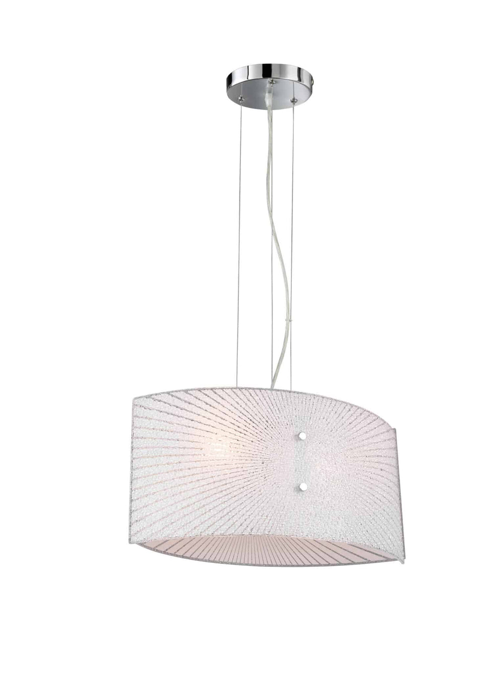 Trio Elisa Chrome Metal Pendant Lamp 312200200