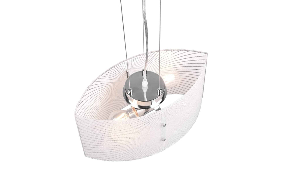 Trio Elisa Chrome Metal Pendant Lamp 312200200