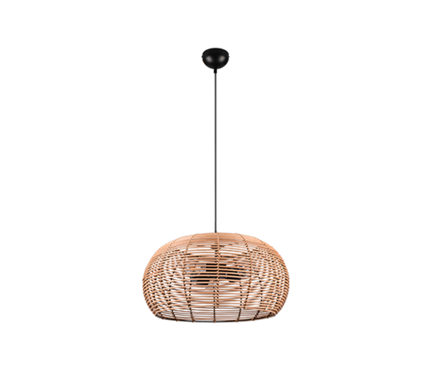 Lámpara de techo colgante Trio Inga LED natural finish 2700K 150cm 312200336