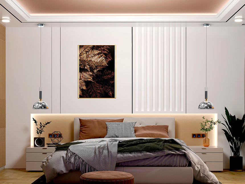 Lámpara de techo colgante Schuller Charlize 1 luz gris y plata 3000K 312462 - imagen 3