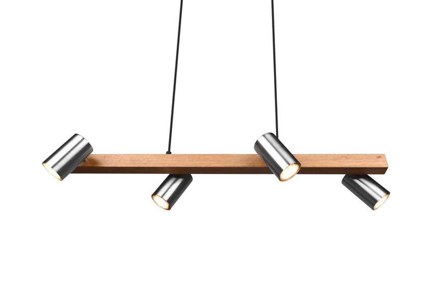 Trio Marley Lámpara colgante de metal níquel mate 312490407