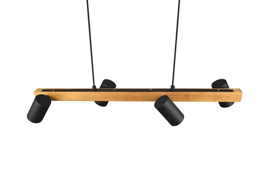 Trio Marley Black Mat Metal Pendant Lamp 312490432