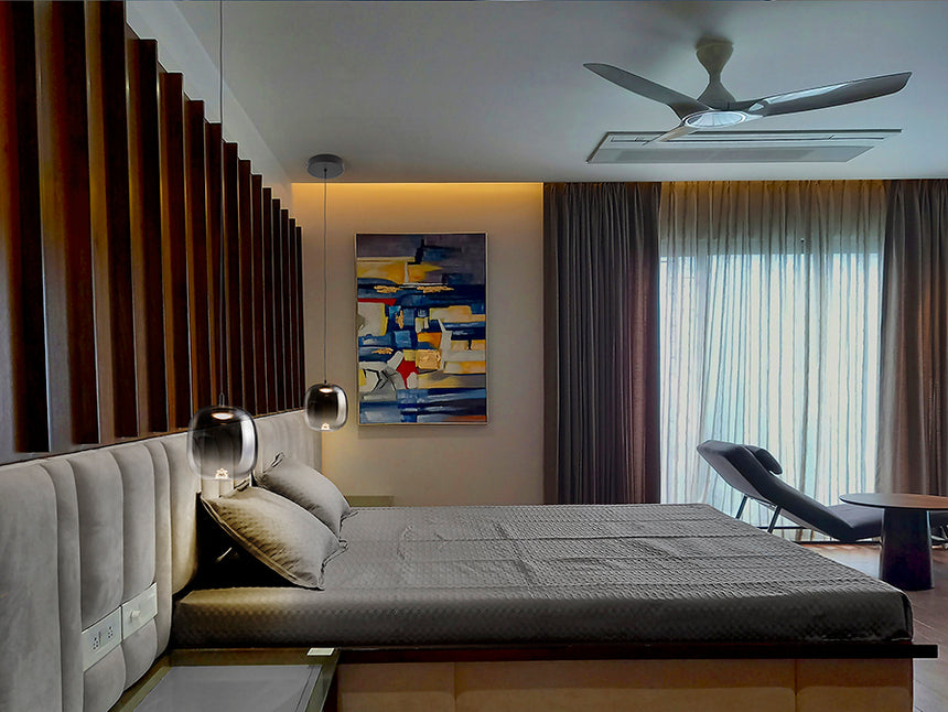 Schuller Onice Lámpara 1 luz negro smoke 314107