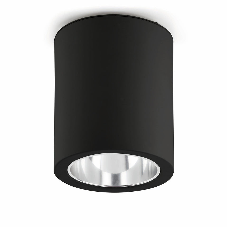Faro Pote 63125 Pote-1 Plafón superficie negro 1 luz e27 60w