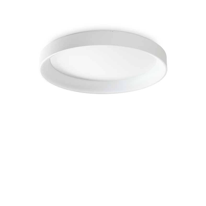 Plafón de techo Ideal Lux Ziggy blanco LED 62W Ø80cm 317908