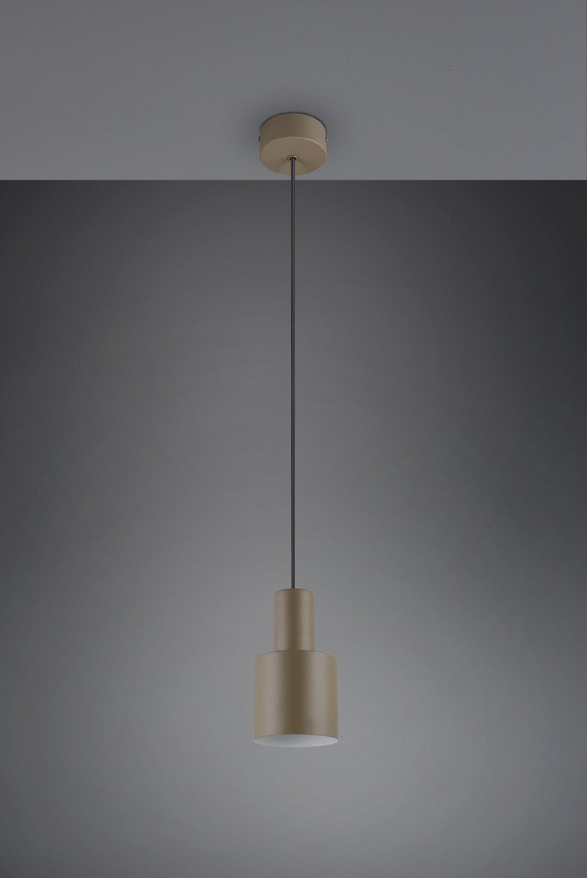 Trio Agudo Lámpara colgante 1L gris 319400141