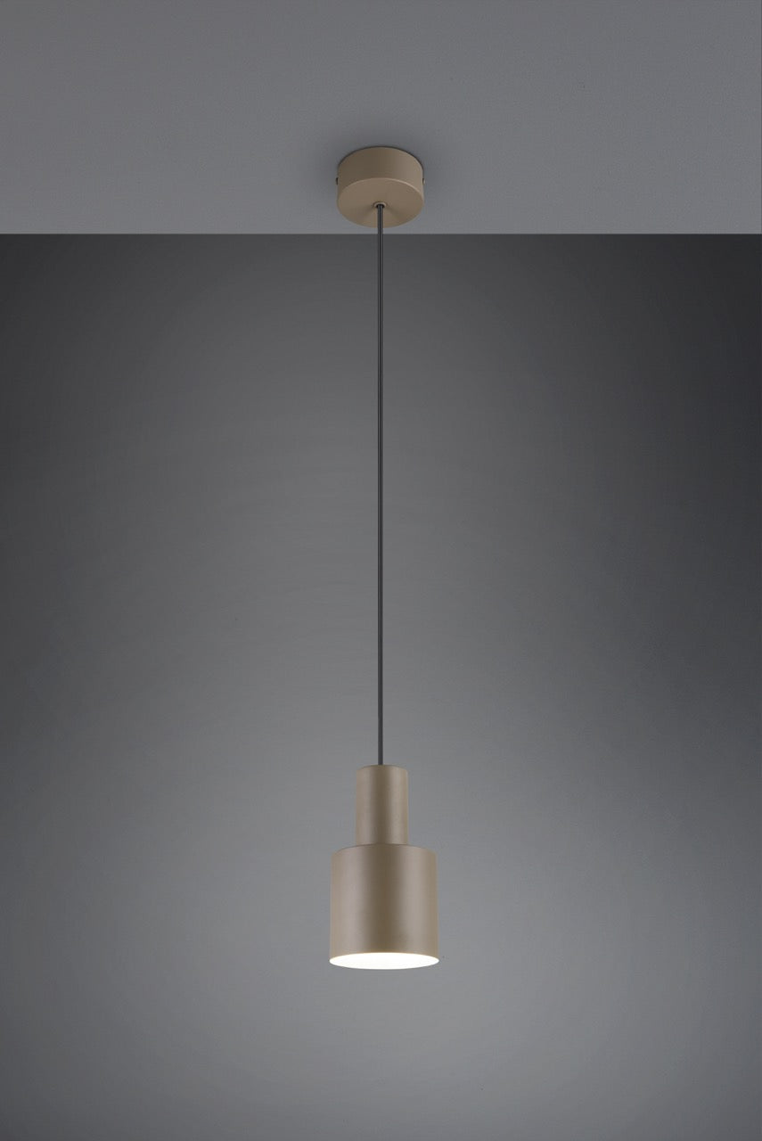 Trio Agudo Lámpara colgante 1L gris 319400141