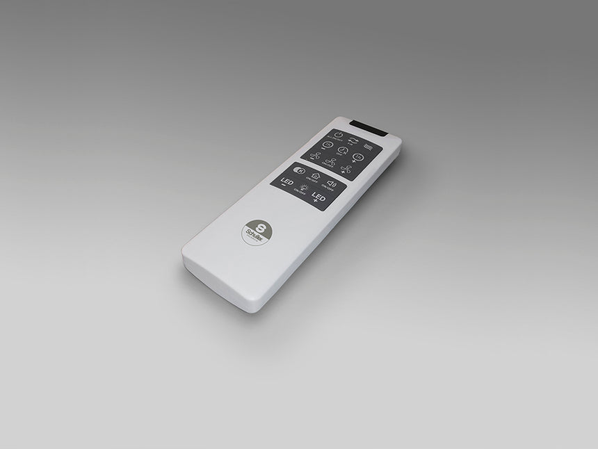 Ventilador de techo Schuller Tropic LED negro y nogal CCT Ø76cm 319614 - imagen 5