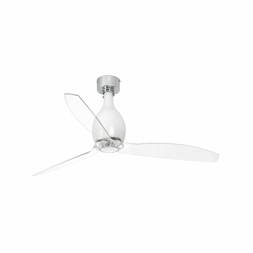 Faro Mini Eterfan Fan without light, metal, polycarbonate and glass
