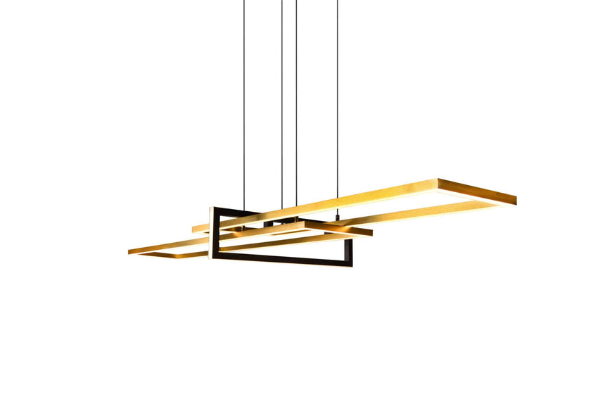 Trio Salinas Matte Bronze Metal LED Pendant Lamp 320310308