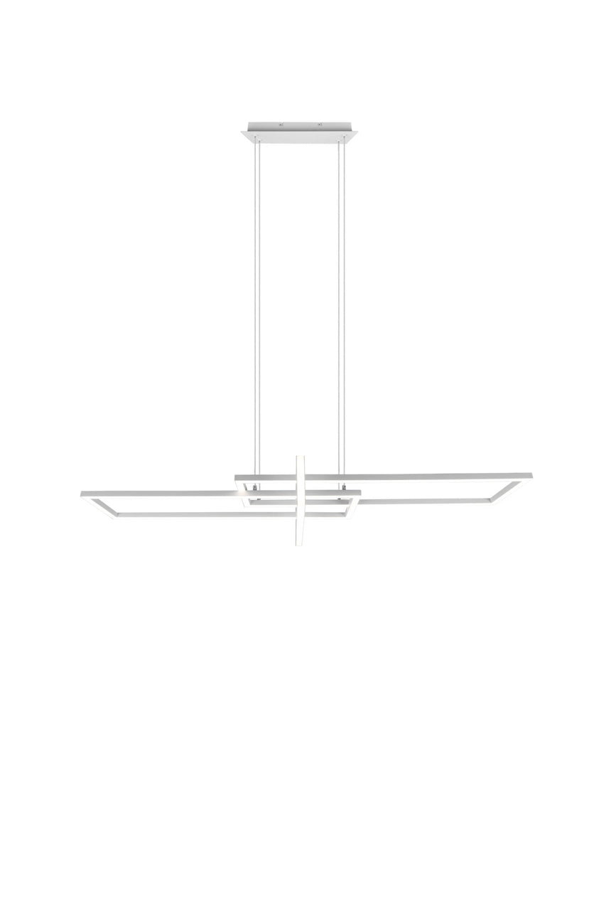 Trio Salinas White Mat Metal LED Pendant Lamp 320310331