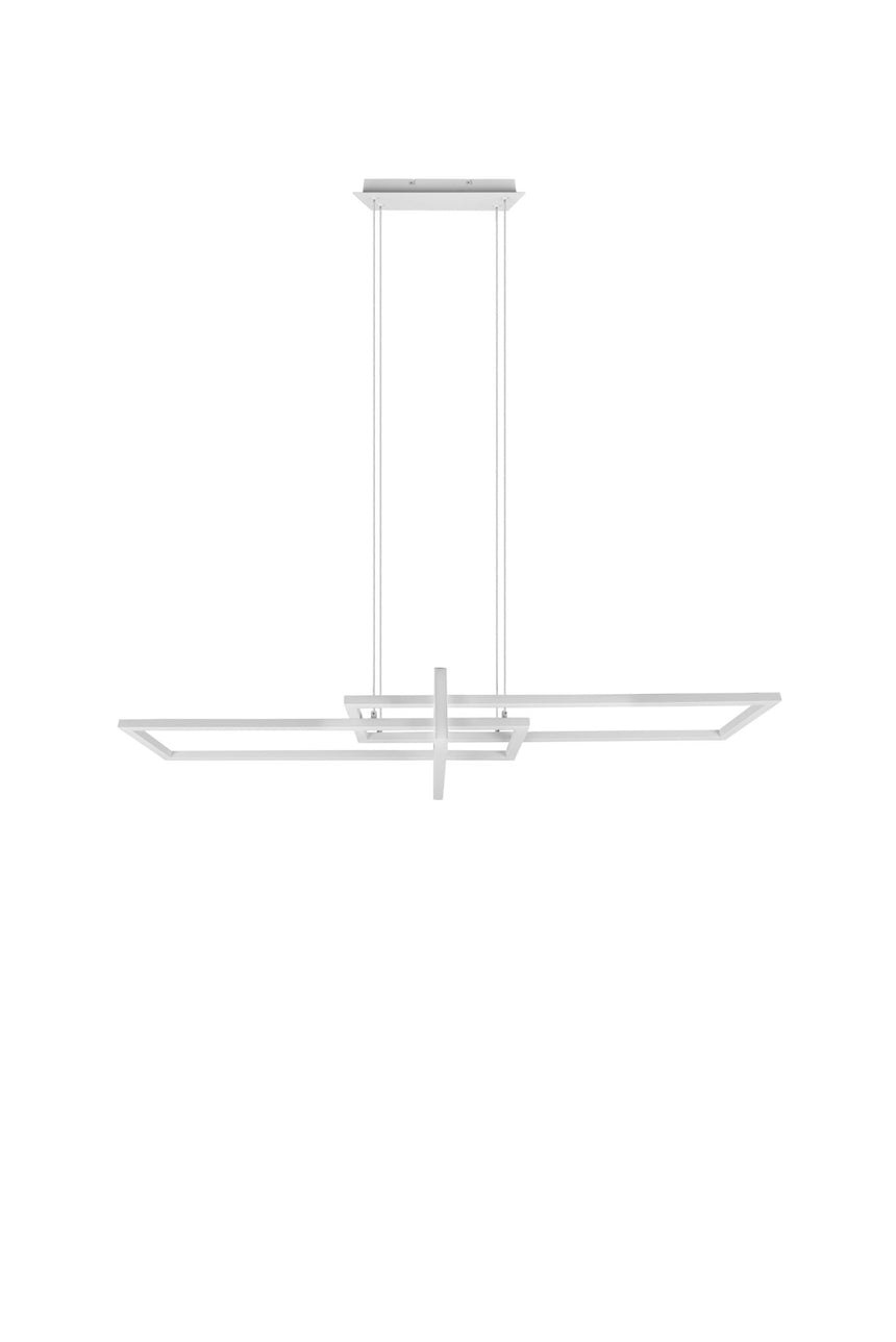 Trio Salinas White Mat Metal LED Pendant Lamp 320310331