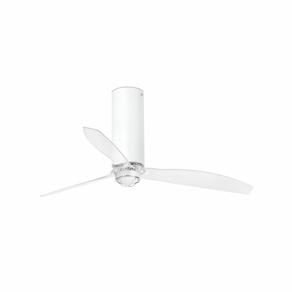 Faro Tube Fan Fan without light steel body, glass diffuser glass