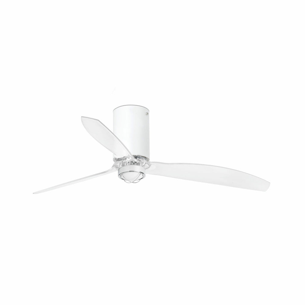 Faro Mini Tube Fan Fan without light steel body, glass diffuser glass 32039-9