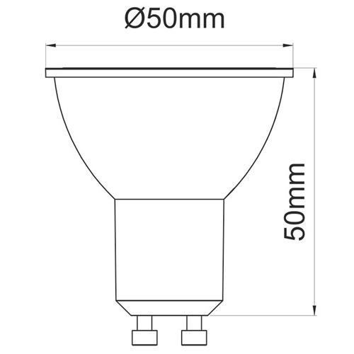 Beneito & Faure Dicroica 3434 Bombilla LED 8W Dicroica GU10 60º Fría 4000K