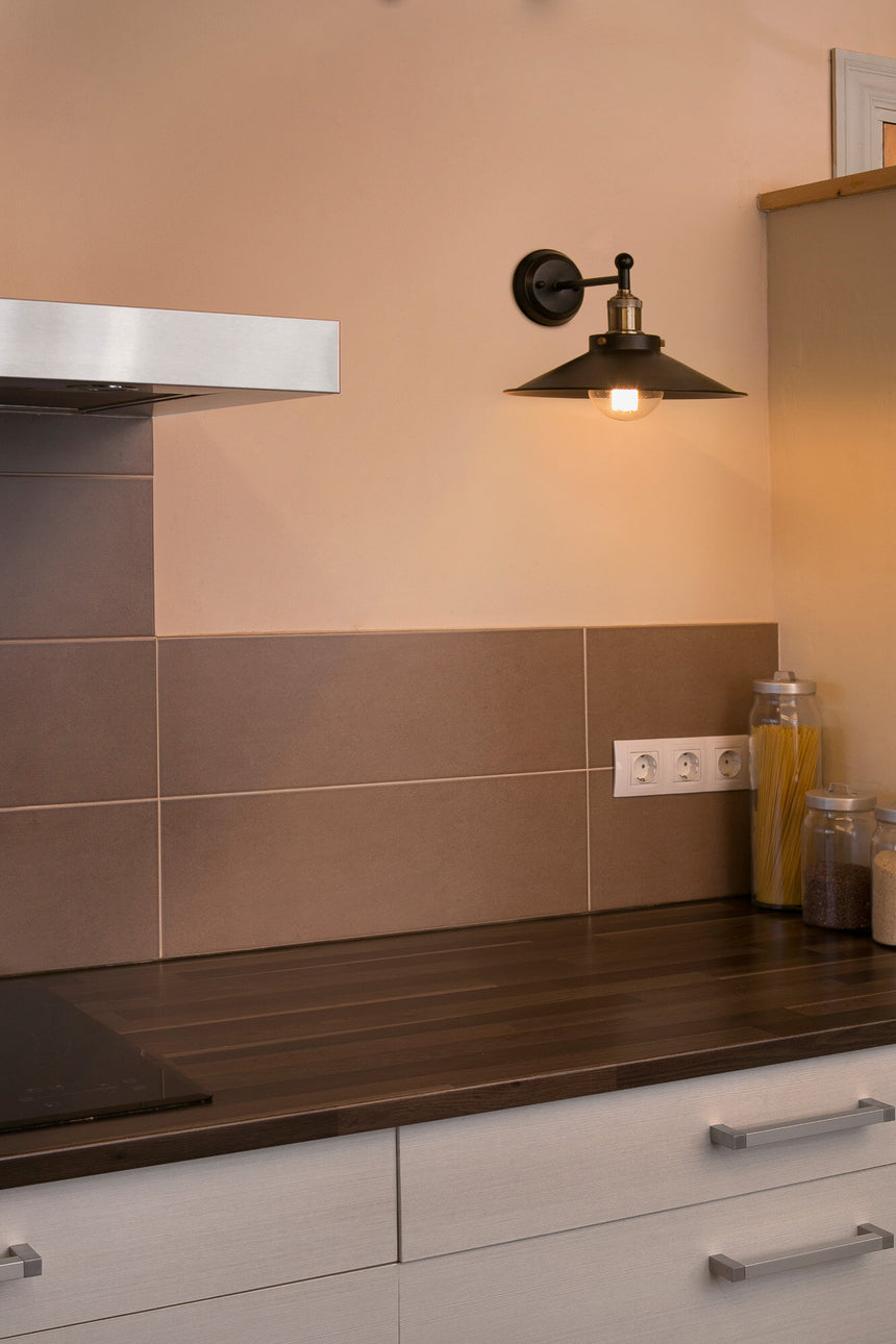 Faro Marlin 65133 Aplique 1 L Vintage Marlin negro