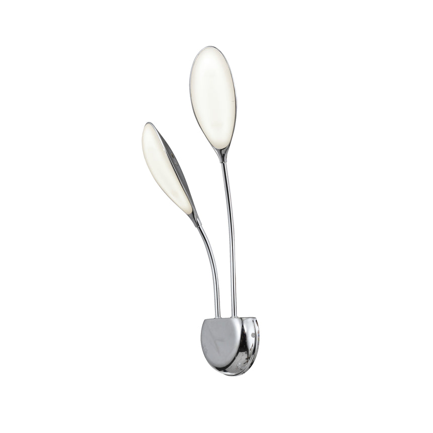 Lámpara aplique de pared Schuller Lucila LED 2 luces cr - vista 3