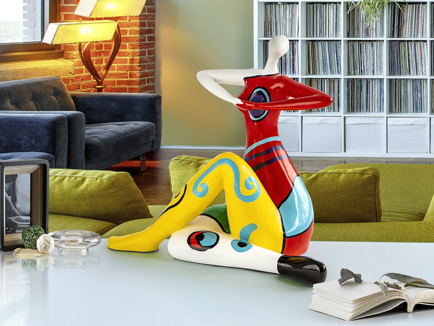 Figura decorativa Schuller Femme pintura colores 51cm