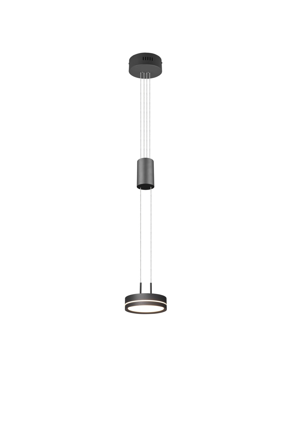 Trio Franklin Anthracite Aluminum LED Pendant Lamp 326510142