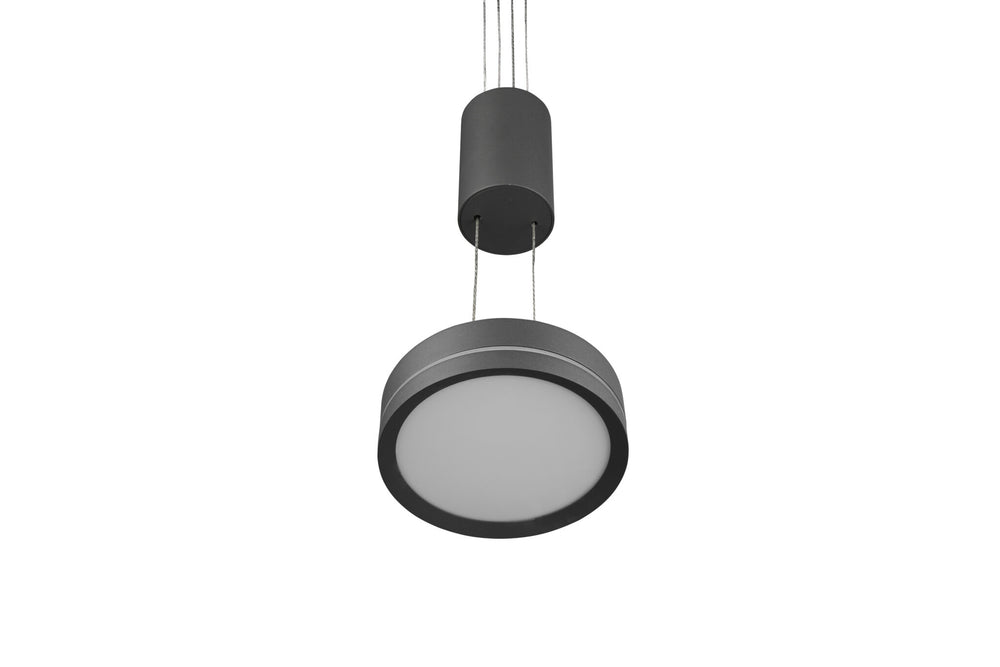 Trio Franklin Anthracite Aluminum LED Pendant Lamp 326510142
