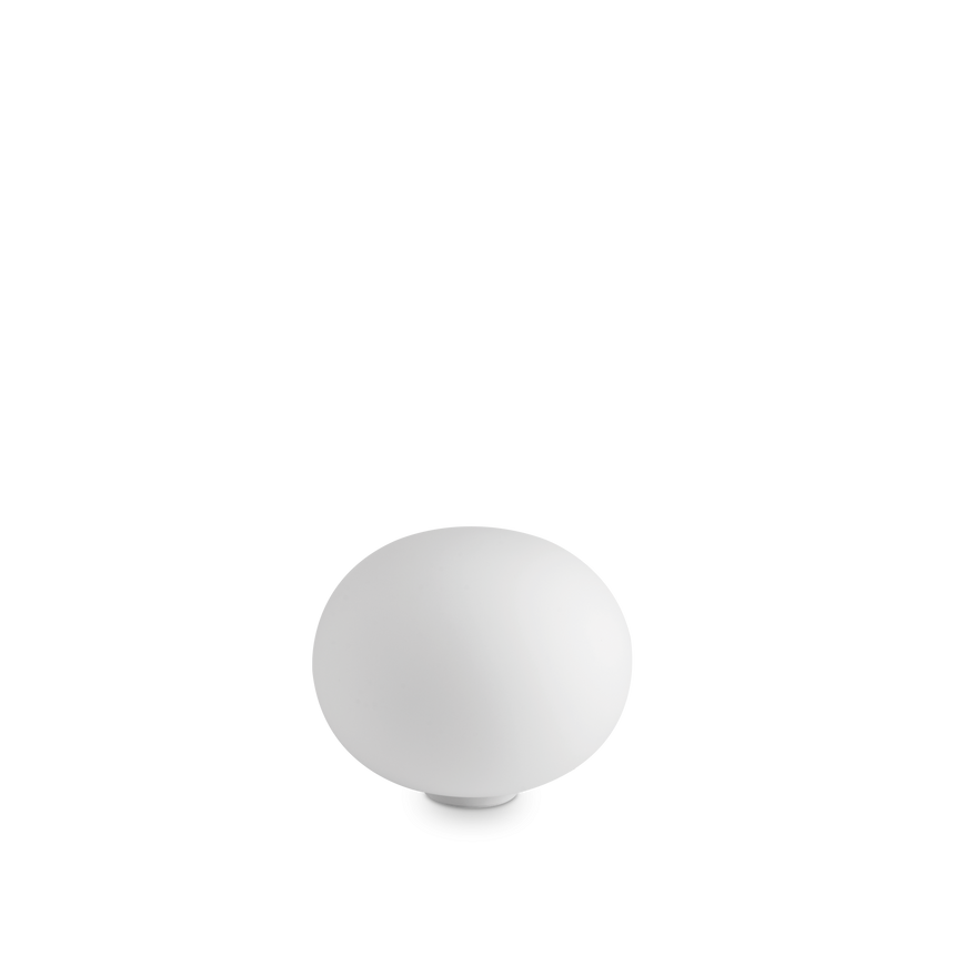 Lámpara de sobremesa Ideal Lux Smarties blanco cristal 42W Ø40cm 327914