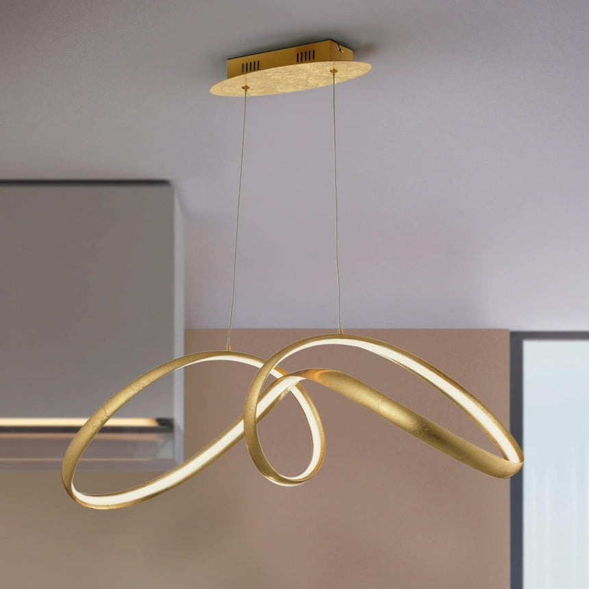 Schuller Lia Lámpara de techo colgante pan oro 328326