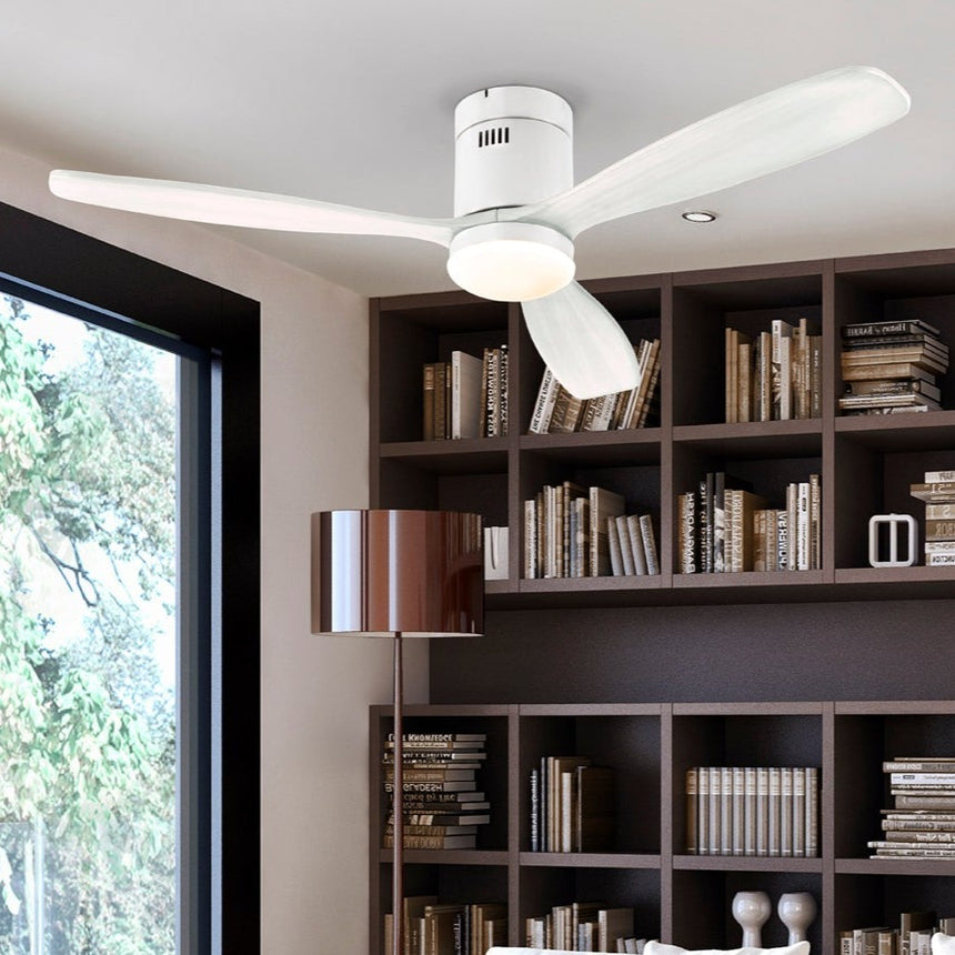 Schuller Siroco Ventilador blanco diámetro 132cm dimable 329583D